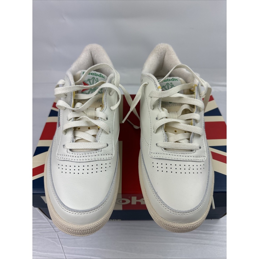 Size 9.5 - Reebok Club C 85 Vintage Chalk Glen Green Unisex Tennis